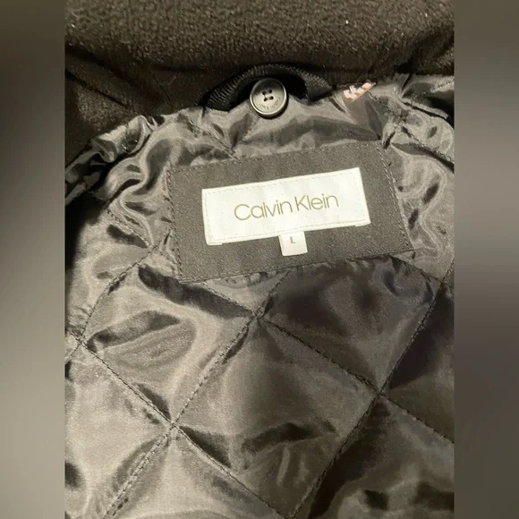 SOLD Calvin Klein Black Hooded Jacket - Picture 7 of 12